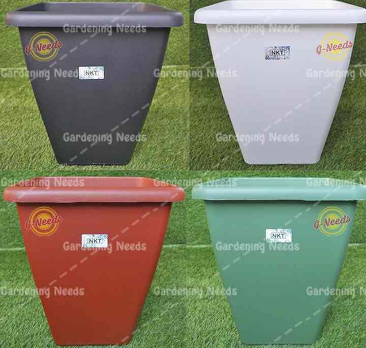 Pot Bunga Tanaman Kotak Tinggi NKT HOYA 40 (Diameter 31cm)