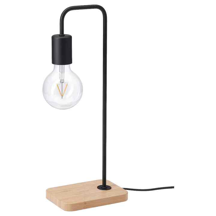 TVÄRHAND Table Lamp with LED bulb