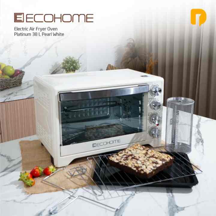 Electric Air Fryer Oven, Platinum Pearl White