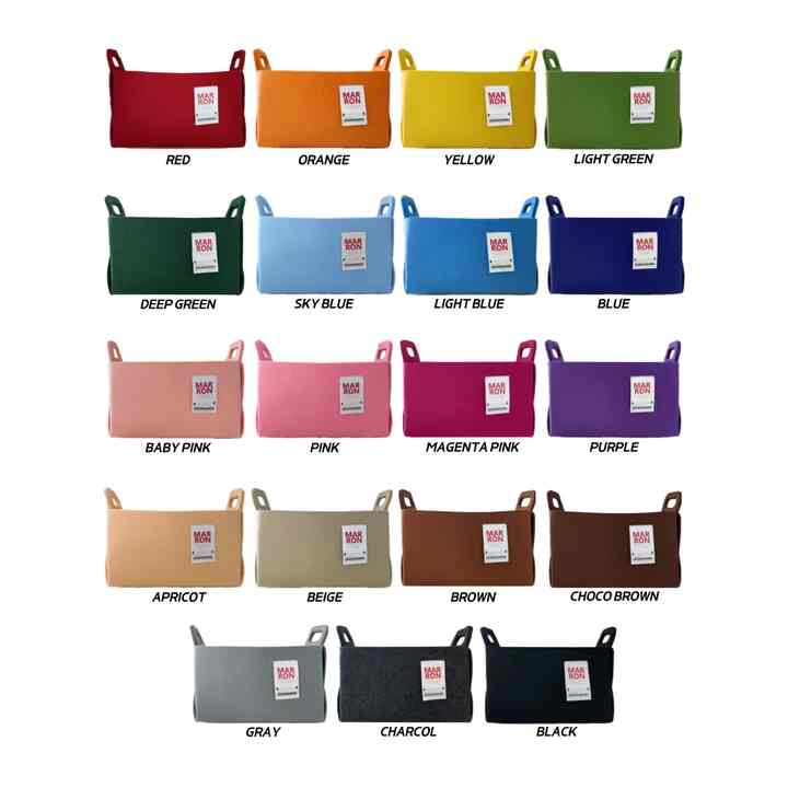 フェルトバスケット (Small) 【20colors】