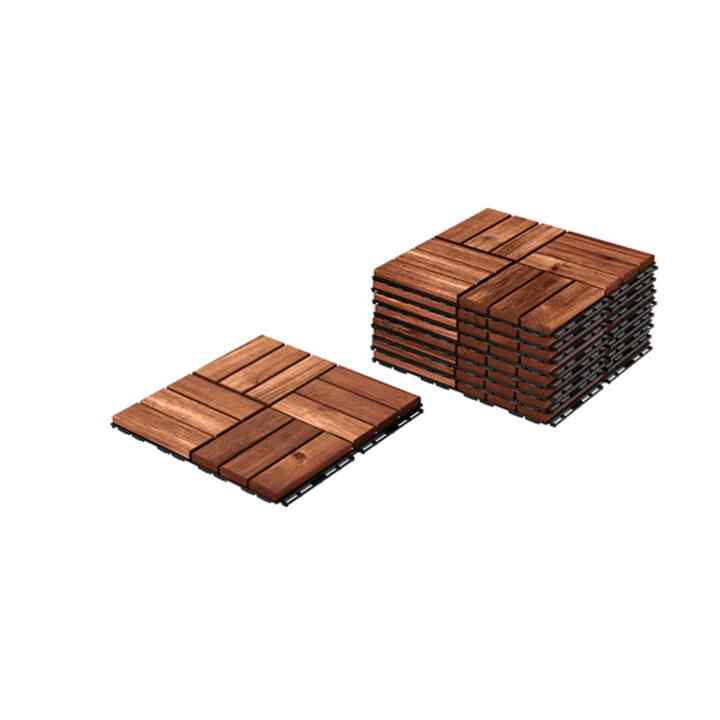 RUNNEN, Dek lantai, luar ruang, diwarnai cokelat, 0.81 m²