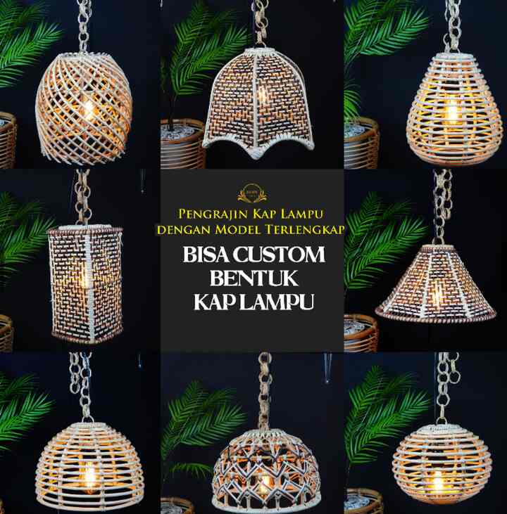 Hanging lamp cover oval - small (d: 35 cm)