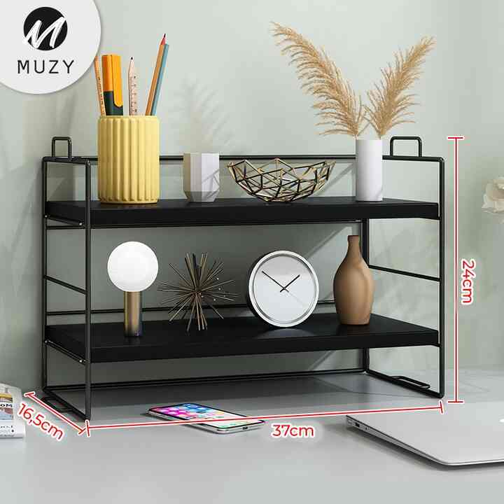 Rak Kayu Besi Susun Minimalis