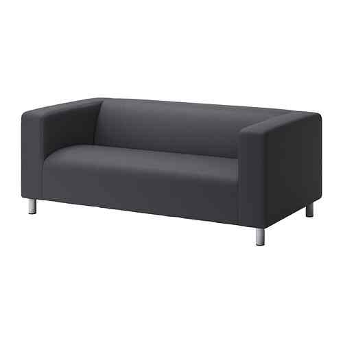 KLIPPAN Sofa 2 dudukan, vissle abu-abu