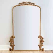 Large Gold Arch Mirror
