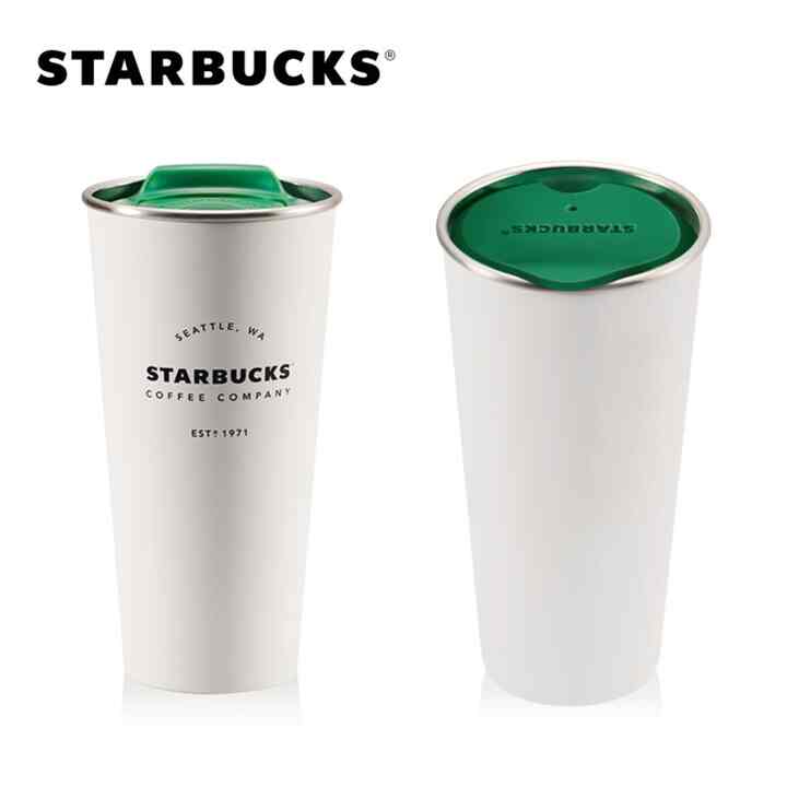 Tumbler Starbucks White Cup Stainless Steel