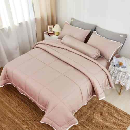 Seprai Super King Bambu - Pink