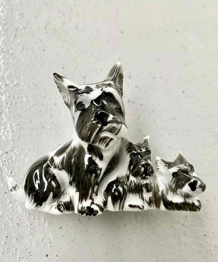 Dog and Puppy オブジェ