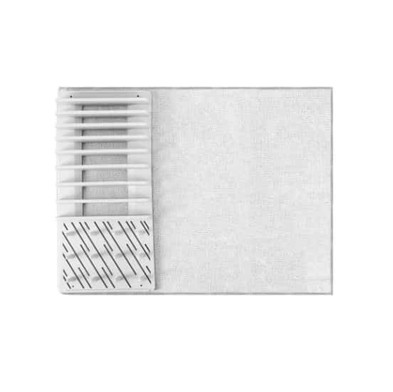 Dish drying Rack and Mat Set