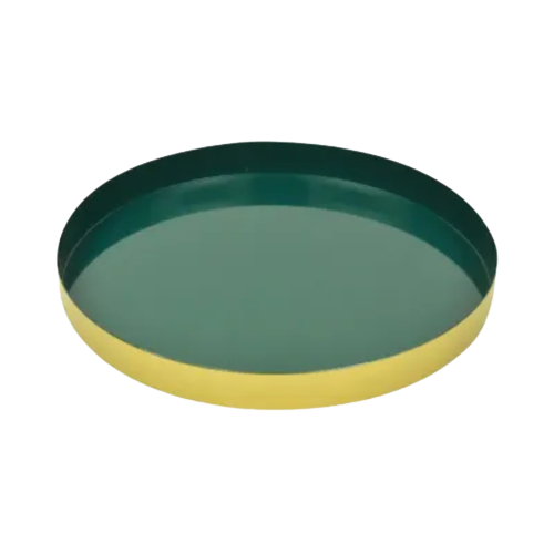 Alas Tempat Lilin Dekorasi 30x30x3 Cm - Biru