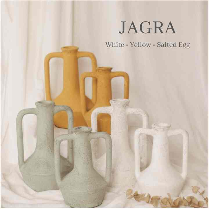 Jagra Vase - vas bunga estetik handmade