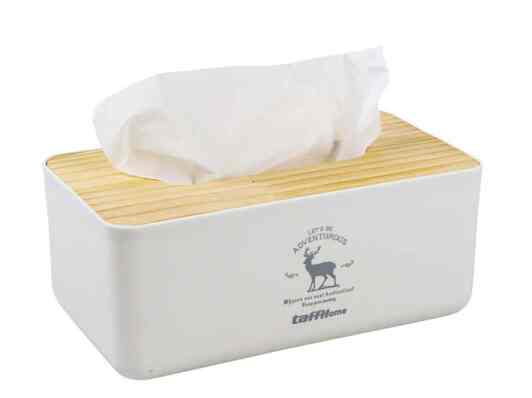 Kotak Tisu Kayu Multifungsi Model 1 Slot - ZJ001