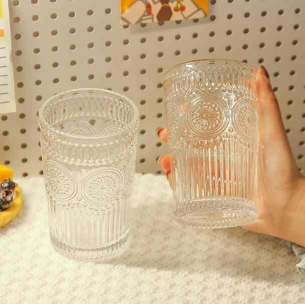 vintage retro gelas kaca kristal