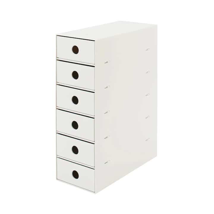 ポリプロピレン小物収納ボックス６段