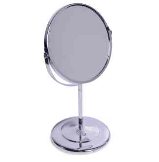 Cermin Rias Meja Pembesaran 5x, Chrome