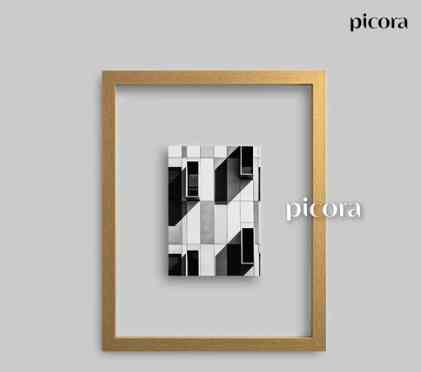 ARTE Floating Frame 28x36cm (11R) Pigura Bingkai - Gold