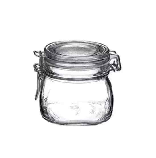 Toples Kaca Jar Penyimpanan Kedap Udara - 500 ml