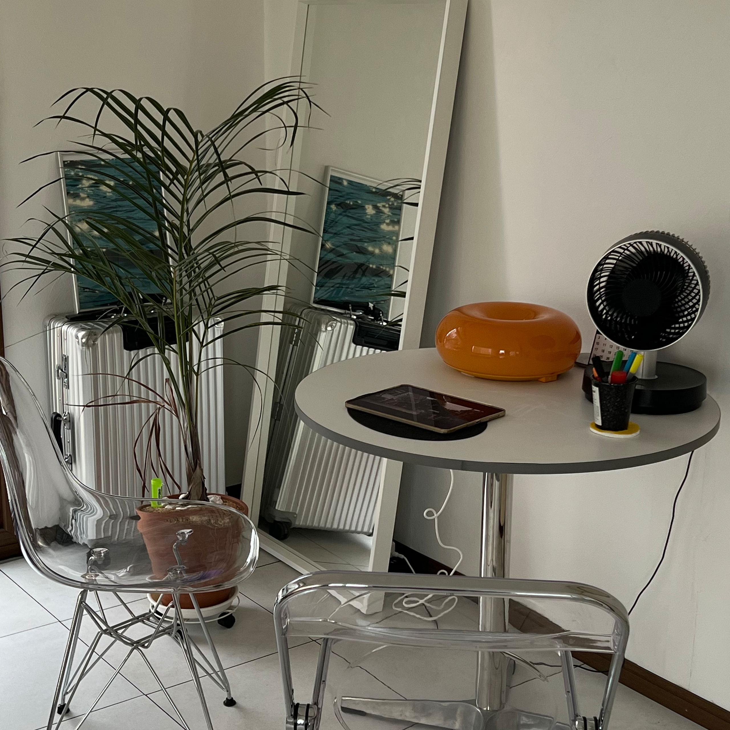 IKEA NISSEDAL全身鏡 木製ホワイトフレーム NISSEDAL ニッセダール