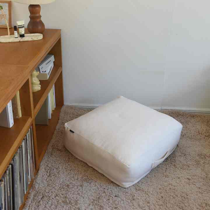 リビングクッションになる布団収納ケース［7色］