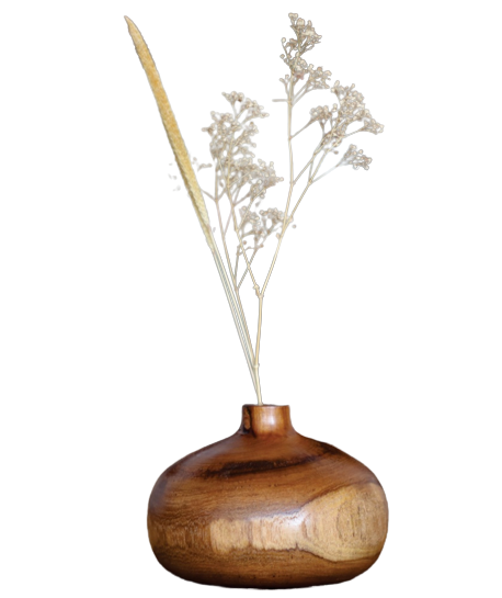 Vase Kayu Handmade