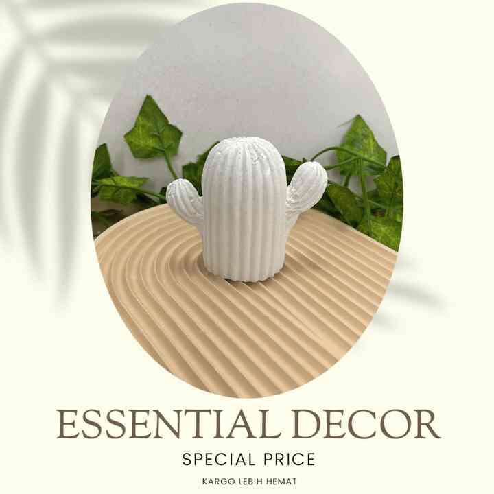 [TDO 025] Artificial Cactus | Hiasan Unik Lucu