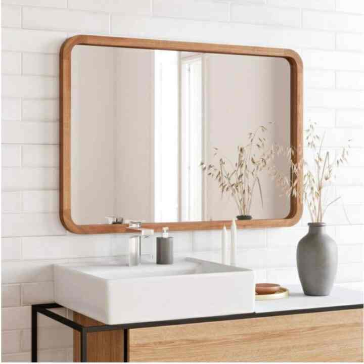 KACA DINDING KAYU JATI