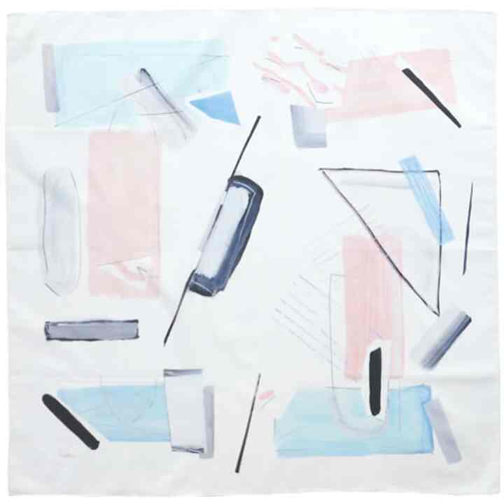 MARINE PINK RESORT BLUE（ハンカチ）