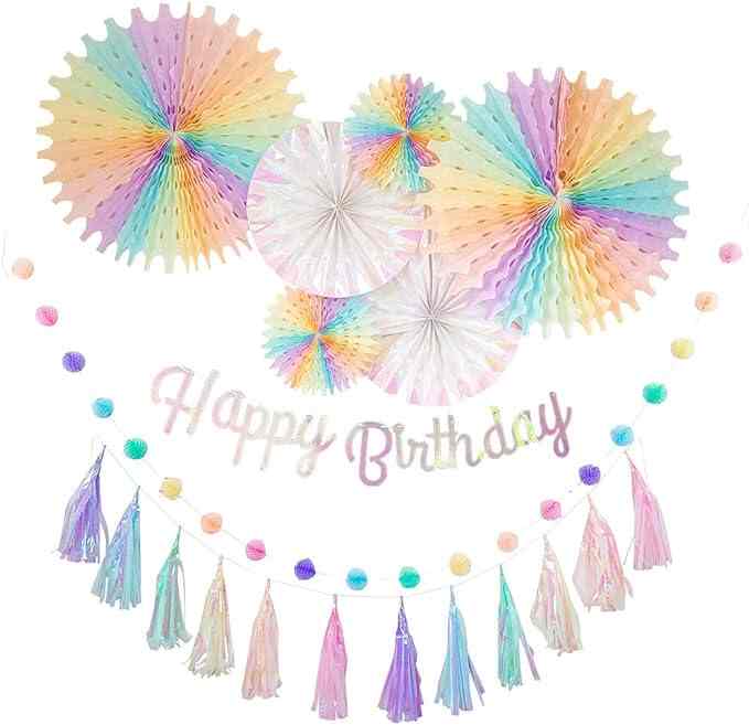 お誕生日ガーランド 飾り付け