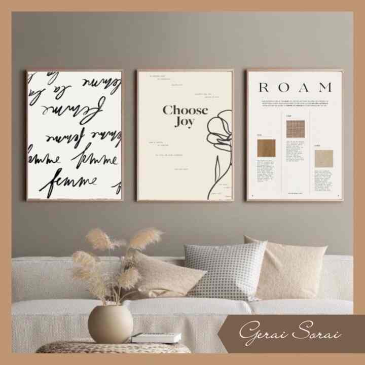 Hiasan Dinding Nordic Vibes