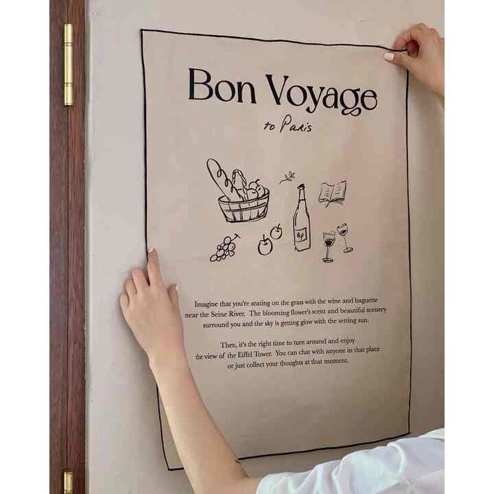 French print fruit placemat