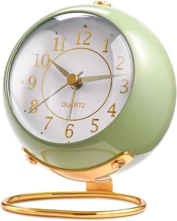 Analog Retro Alarm Clocks (6 colors)