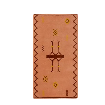 Parkeringar, Karpet, bulu tipis, merah muda, 80x150 cm