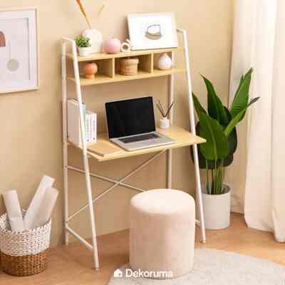 TOSHI Meja Belajar dengan Rak