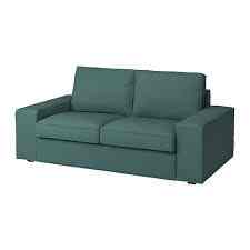 KIVIK Sofa 2 dudukan, kelinge abu-abu toska