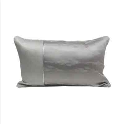 sarung bantal jacquard silver