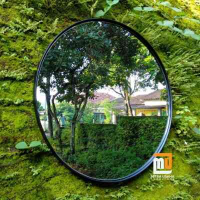 cermin bulat 60cm
