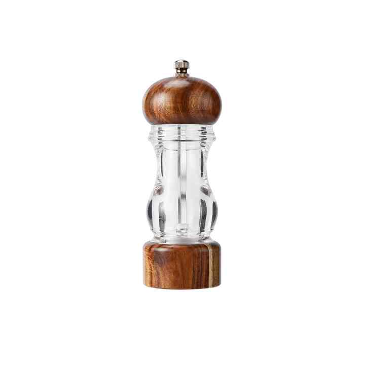 Salt & Pepper Grinder with Acacia Lid 5.6 x 5.6 x 15 (cm)