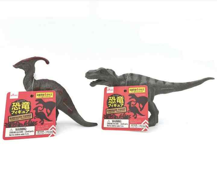 恐竜（ティラノサウルス、パラサウロロフス）