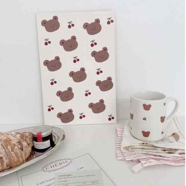 Poster Print MDF 20 X 30 CM, Bear