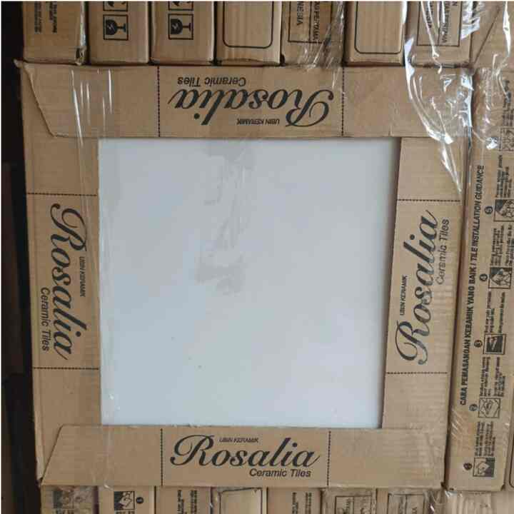 Keramik Lantai 40x40 Putih Polos All White - ROSALIA KW3