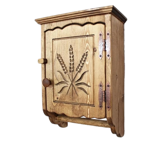 麦穂の収納つきタオルホルダー