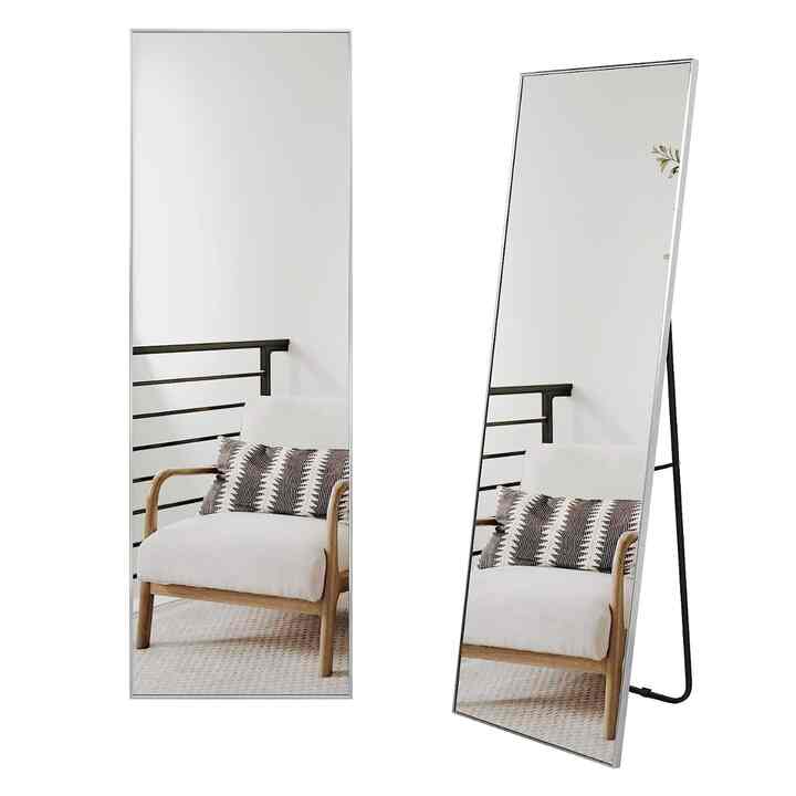 全身鏡 壁掛け 飛散防止ミラー［5色］