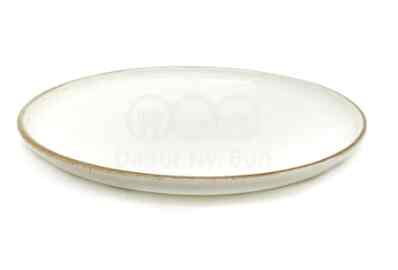 Piring Ceper Keramik 10 Inch - CREAM