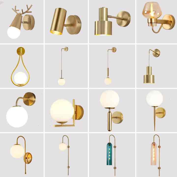 Nordic lampu hias kamar tidur 