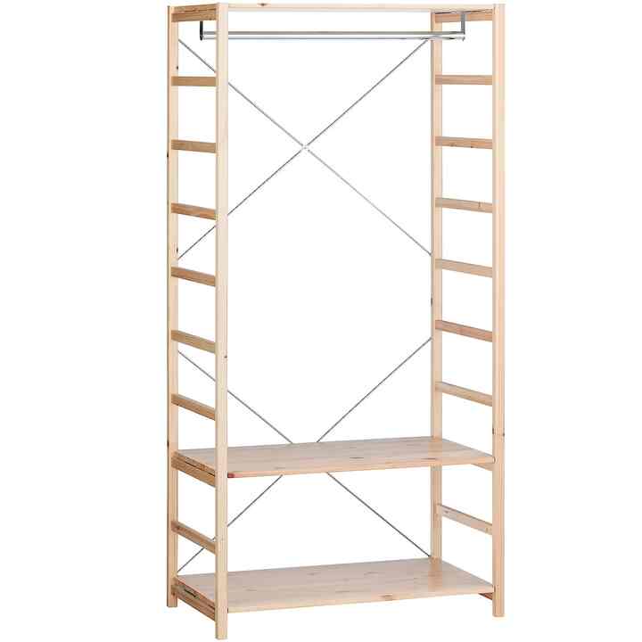 Pine Shelf Unit - Wardrobe