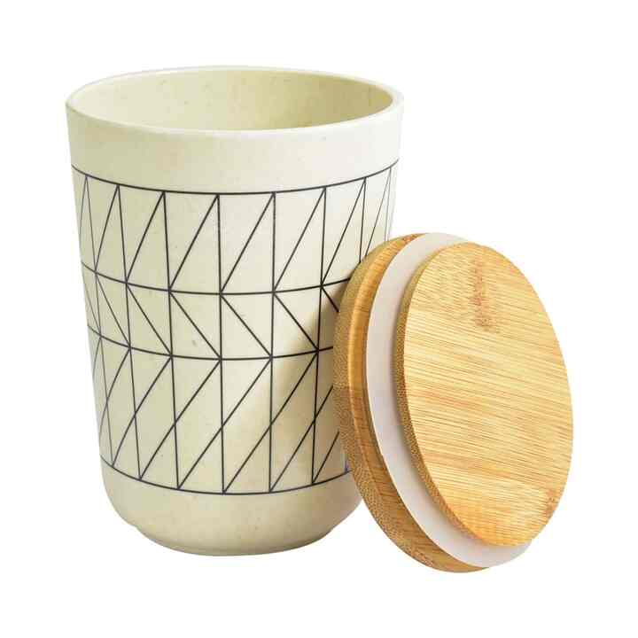Ataru Geometric Stoples Round - Putih
