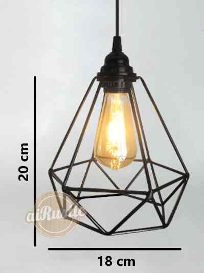 Kap lampu gantung diamond