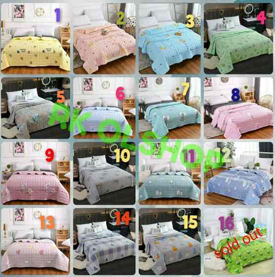 Selimut Katun Bordir 180x200cm