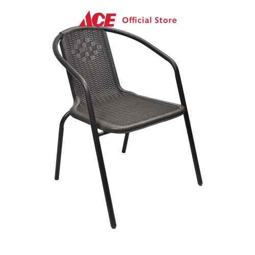 Soleil Kursi Teras Rotan - Cokelat Tua