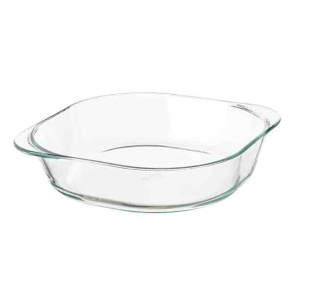 FÖLJSAM Piring oven, kaca bening